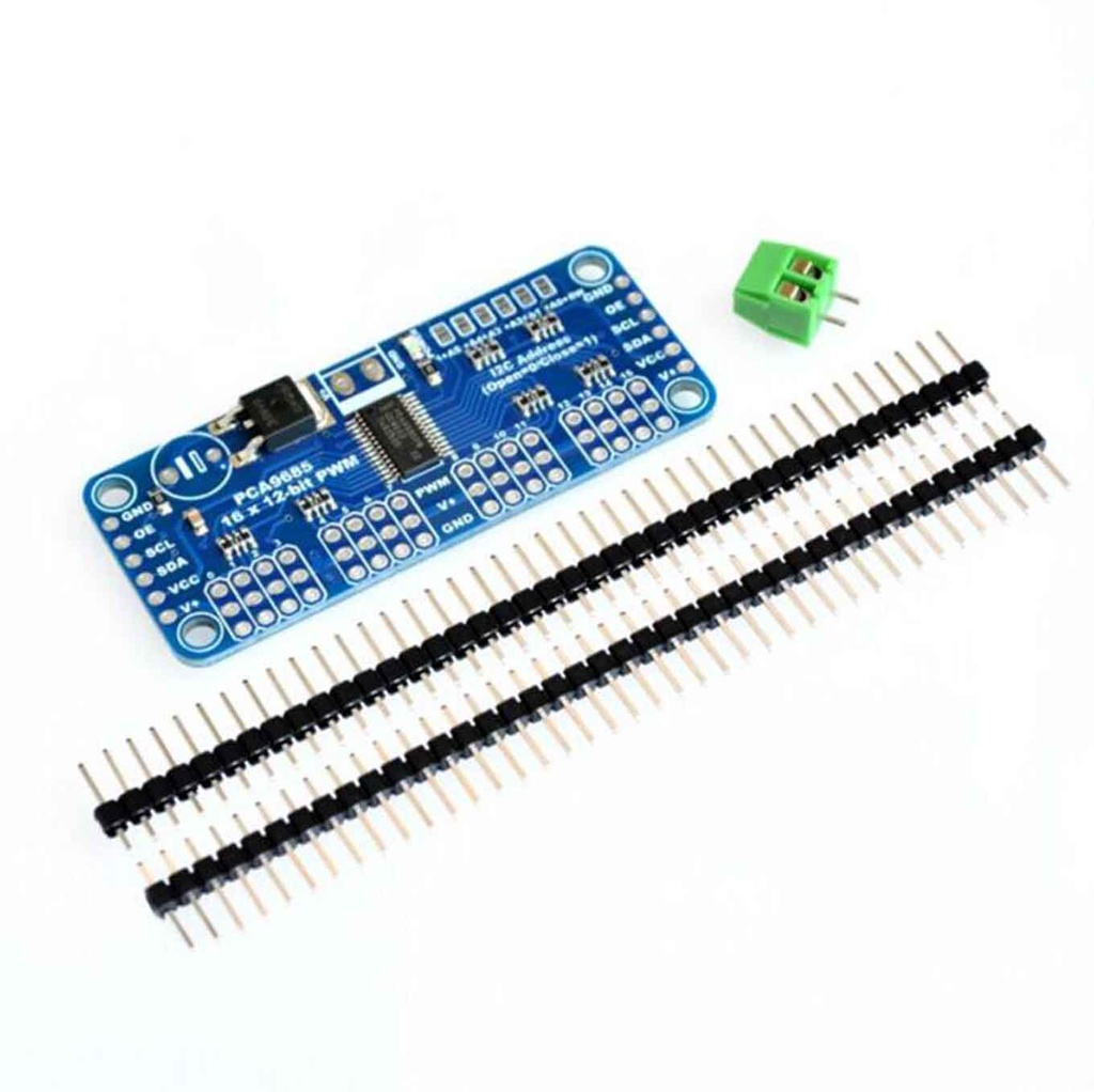 Servo Motor PWM Driver Module I2C 12-Bit PCA9685 | TechMaze General Trading